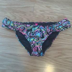 Multicolored Medium Coverage Bikini Bottom